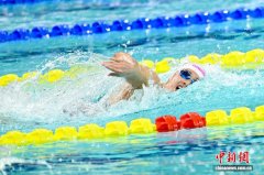 （粤港澳全运会）背靠祖国“泳”往直前 港澳健儿闪耀全运“主场”